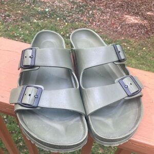 Birkenstock green sandals